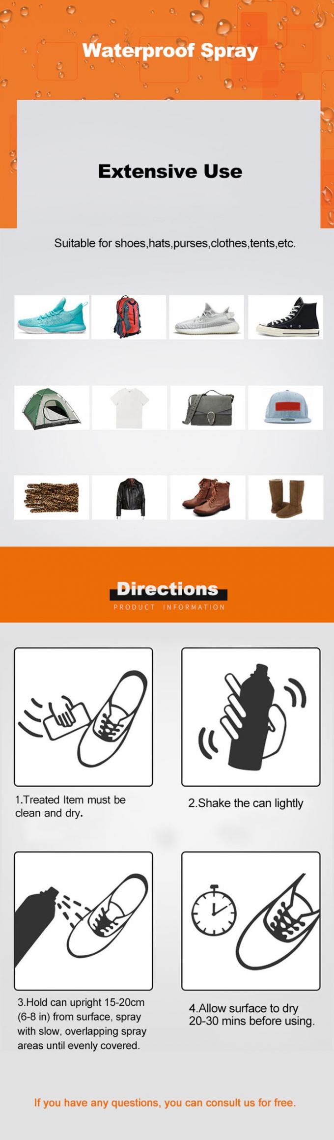 اسپری ضد آب 200ML پارچه مایع Aeropak ISO9001 REACH 3