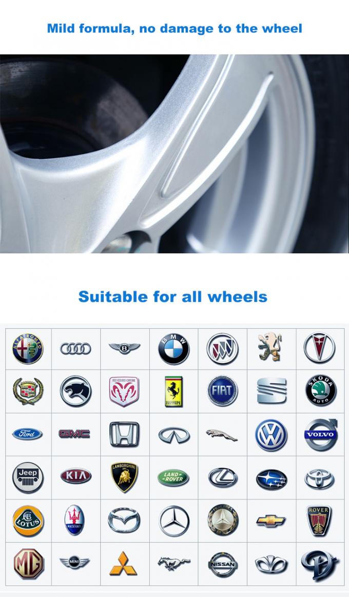 Wheel Cleaner محصولات مراقبت از خودرو Romove Brake Dust برای همه انواع چرخ 1