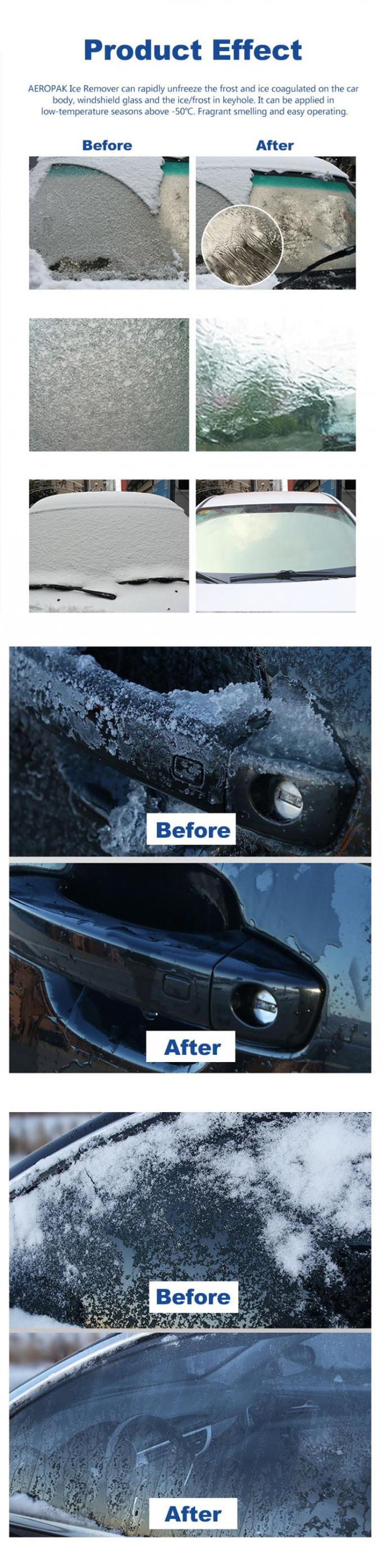 اسپری یخ پاک کن 500 میلی لیتری Aeropak 12.3 اونس اسپری مراقبت از خودرو 0