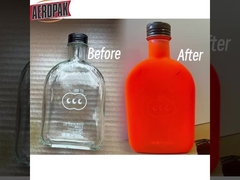 رنگ اسپری لاستیکی صورتی فلوروسنت Aeropak رنگ پوششی قابل جدا کردن ماشین