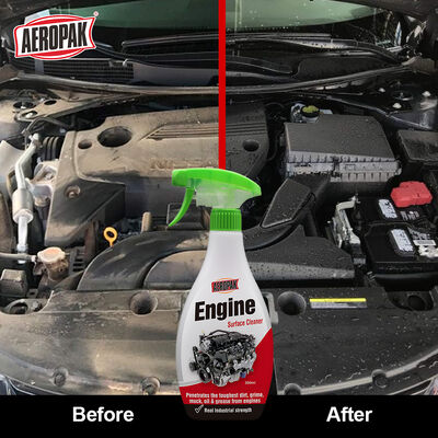 Aeropak 500ml OEM Engine Converter Cleaner Spray Removes Carbon Liquid Transparent Car Engine Cleaner Quickly Clean Dry