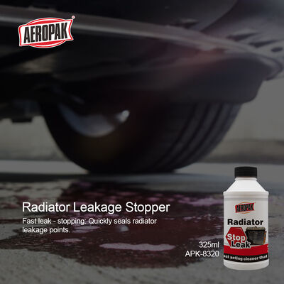 Aeropak 325ml 390g Plastic Car Care Radiator Leakage Stopper Auto Sealant Stops Repairs Leaks 3-Year Expiration Model APK-8320