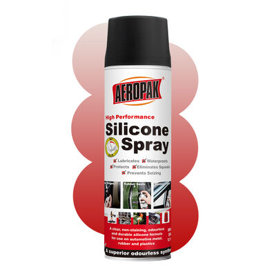 Aeropak 500ml Aerosol OEM اسپری سیلیکون با عملکرد بالا روغن پایه استفاده صنعتی ضد فرسایش عمر طولانی نفوذ