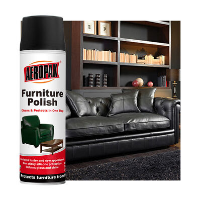 Aeropak 500ml محیط زیست دوستانه اسپری آروسول مبلمان پولش موم محتوای فعال بالا برای چوب ضد خشکی ترک حفاظت از خراش